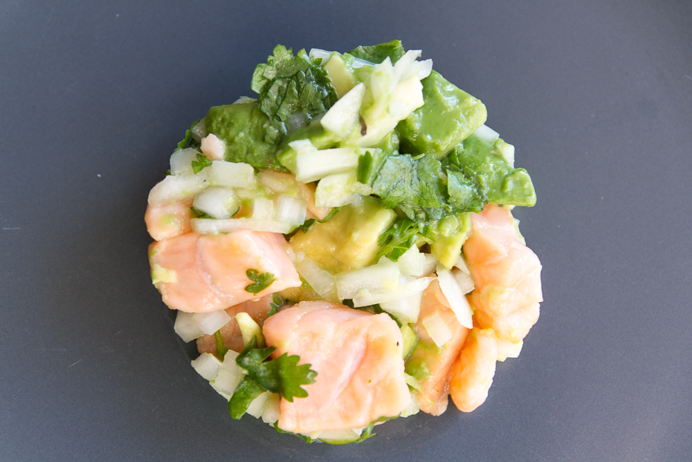 ceviche de saumon