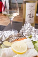 Dos de cabillaud en papillote et son beurre blanc