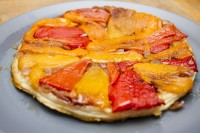 Tarte tatin aux trois poivrons